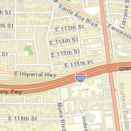 Imperial Courts California Street Map