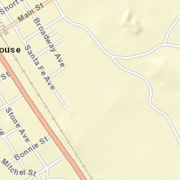 Bouse Arizona Street Map