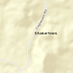 Shakertown Arkansas Street Map