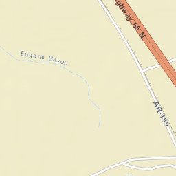 Reedville Arkansas Street Map