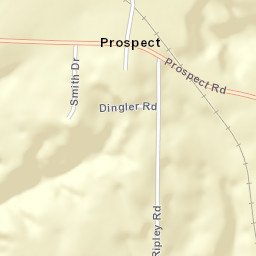 Prospect Alabama Street Map