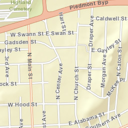737-783 North Main Street, Piedmont, AL Street Map
