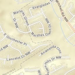 928-934 N Hampton Norcross GA Street Map