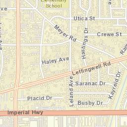 13601-13609 Meyer Rd, Whittier, CA 90605, USA Street Map