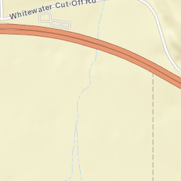 White Water California Street Map