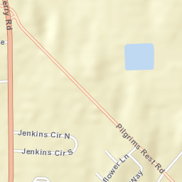 Pilgrims Rest Alabama Street Map