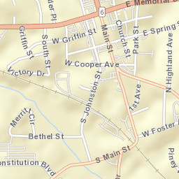 126-186 Main Street Dallas GA 30132 Street Map