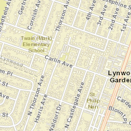 Thorson Avenue, Lynwood, CA 90262, USA Street Map