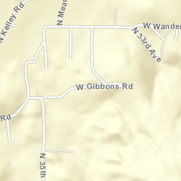 New River Arizona Street Map