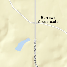Burrows Crossroads Alabama Street Map
