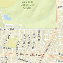 15614-15664 Rosecrans Ave, La Mirada, CA Street Map