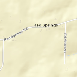 Red Springs Arkansas Street Map