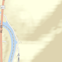 Williams Alabama Street Map