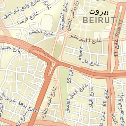 Beirut Street Map