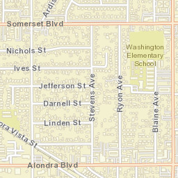 Rendalia California Street Map
