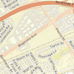 May California Street Map