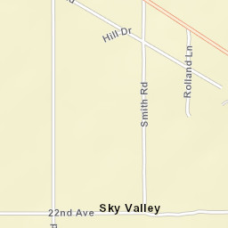 Sky Valley California Street Map