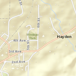 Hayden Alabama Street Map