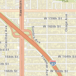 Lawndale California Street Map