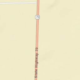 TX-70, Roaring Springs, TX 79256 Street Map