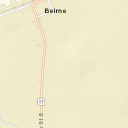 Beirne Arkansas Street Map