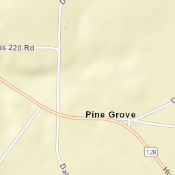 Pine Grove Arkansas Street Map