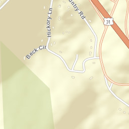 Reids Alabama Street Map