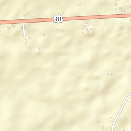 Hood Alabama Street Map