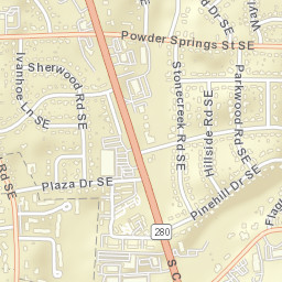 2844-2900 S Cobb Dr Smyrna GA Street Map