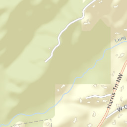 1420 N Harris Ridge NW Atlanta GA Street Map