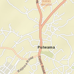 Pulwama Street Map