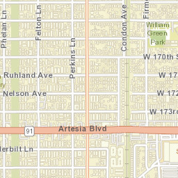 Monaco California Street Map