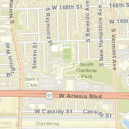 Hermosillo California Street Map