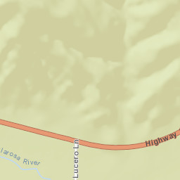 Gila National Forest New Mexico 12 Street Map