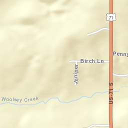 Pennys Arkansas Street Map