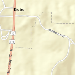 Bobo Alabama Street Map