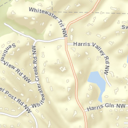 4346-4356 Harris Trail NW Atlanta GA Street Map