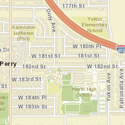 Perry California Street Map