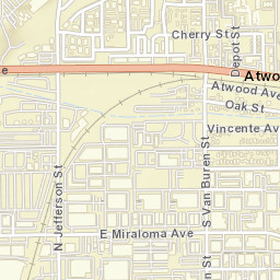 Atwood California Street Map