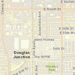Douglas Junction California Street Map