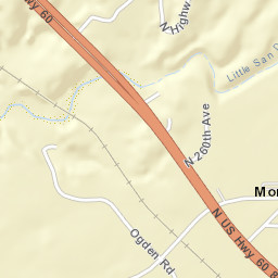 Morristown Arizona Street Map