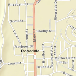 903 Main Street, Rosedale, MS 38769, USA Street Map