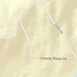 Mansfield Alabama Street Map