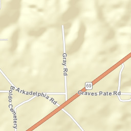 Boldo Alabama Street Map