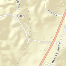 Dallas Alabama Street Map