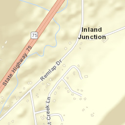 Inland Junction Alabama Street Map