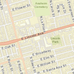 1202 E Lincoln Ave, Anaheim, CA 92805, USA Street Map