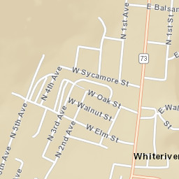 Whiteriver Arizona Street Map