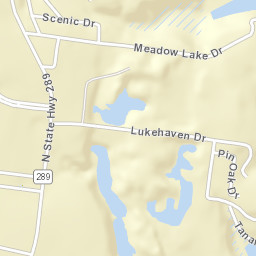 248 Rocky Creek Drive, Pottsboro, TX  Street Map