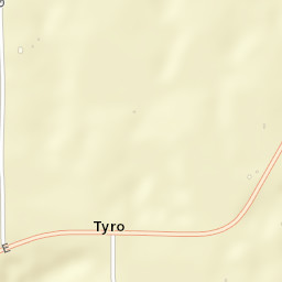 Tyro Arkansas Street Map